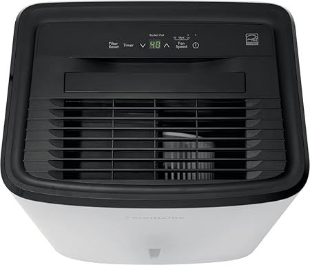 Frigidaire 50 Pint Dehumidifier. 4,500 Square Foot Coverage. Ideal for Large Rooms and Basements. 1.7 Gallon Bucket Capacity